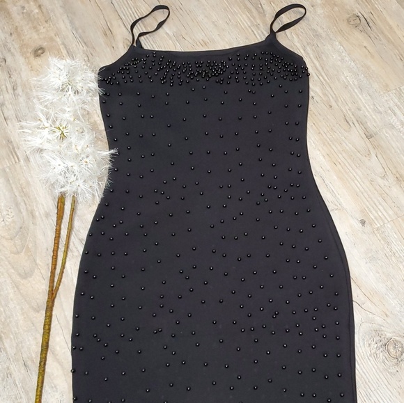 NWOT Spaghetti Strap Bodycon Bandage Pencil Dress - Picture 2 of 6